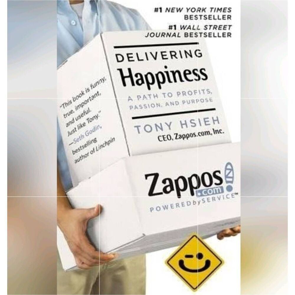 🔺️Delivering Happiness; A Path to Profits, Passion, and Purpose Paperback Book